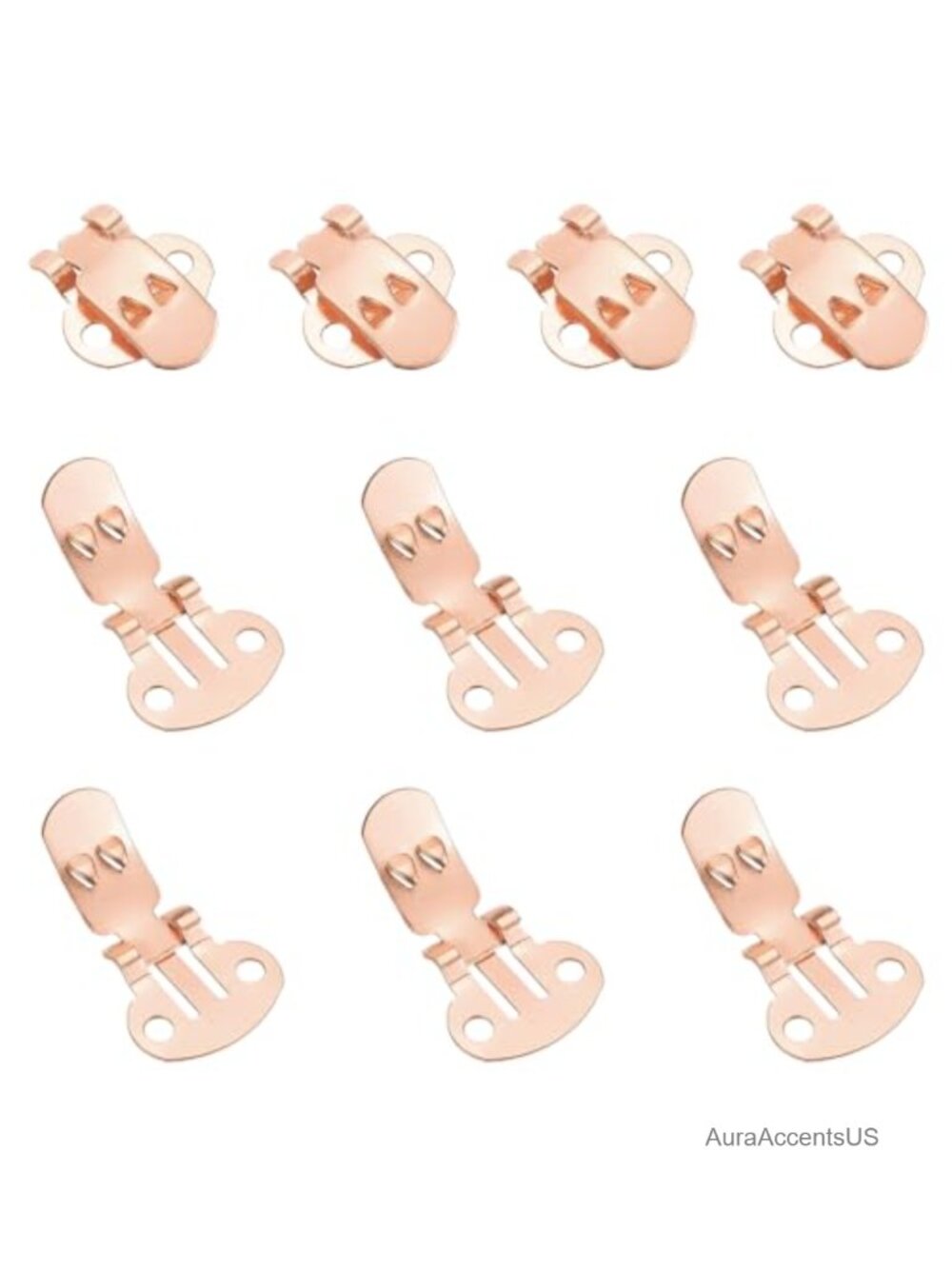 Flat Blank Shoe Clips Carbon Steel DIY Shoe Embellishments for Crafts